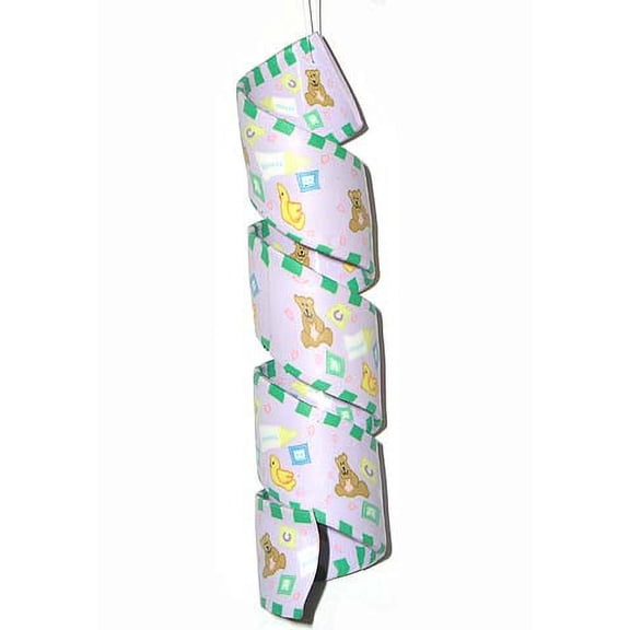 Pacific Rim 5" Twisted Spiral Baby Theme Christmas Ornament - White/Green