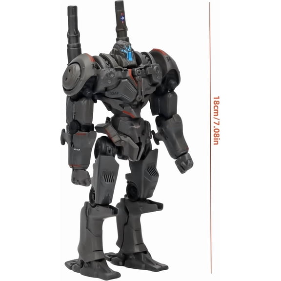 Pacific/Rim Mech Action Figure, Coyotetango Boxed Unique Figure Idea, 7.09 in Collectible Mecha Action Figures Kits