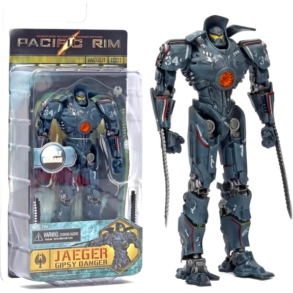 Pacific/Rim Mech Action Figure, Gipsydanger Chain Sword Boxed Unique Figure Idea, 7.12 in Collectible Mecha Action Figures Kits