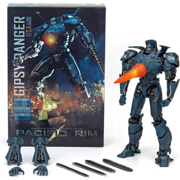 Pacific Rim Mech Action Figure Kits, Boxed Unique Figure Idea, 7.08 in Collectible Mecha Action Figures KitsGipsy Danger