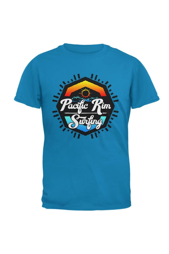 Pacific Rim Surfing Mens T Shirt Sapphire MD