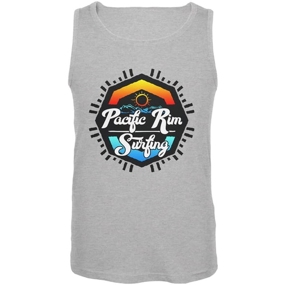 Pacific Rim Surfing Mens Tank Top Heather 2XL
