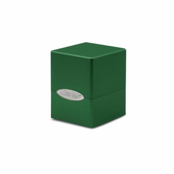 Pacific Satin Cube Deck Box, Green