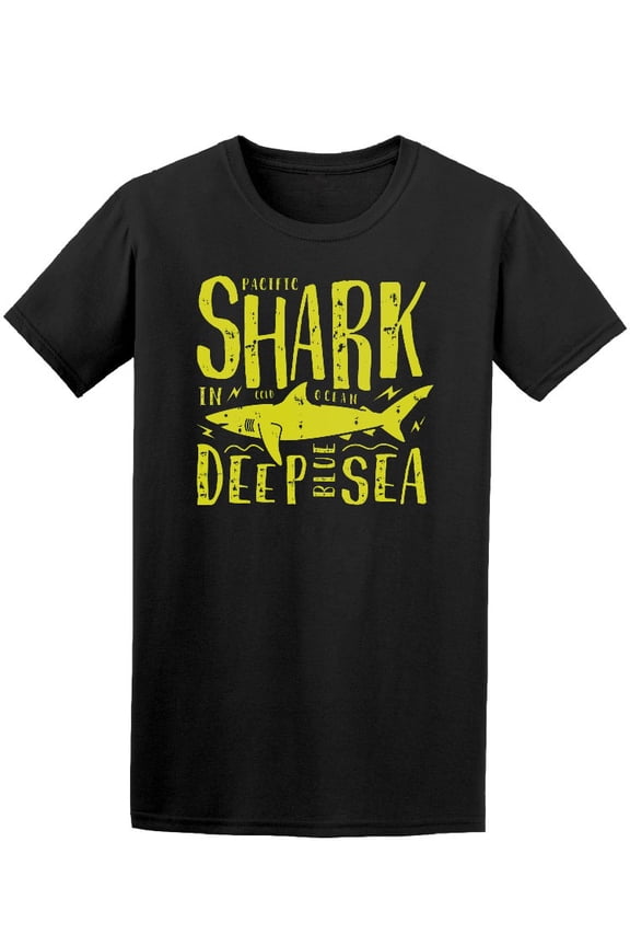Pacific Shark Deep Sea T-Shirt Men -Image by Shutterstock, Male Large