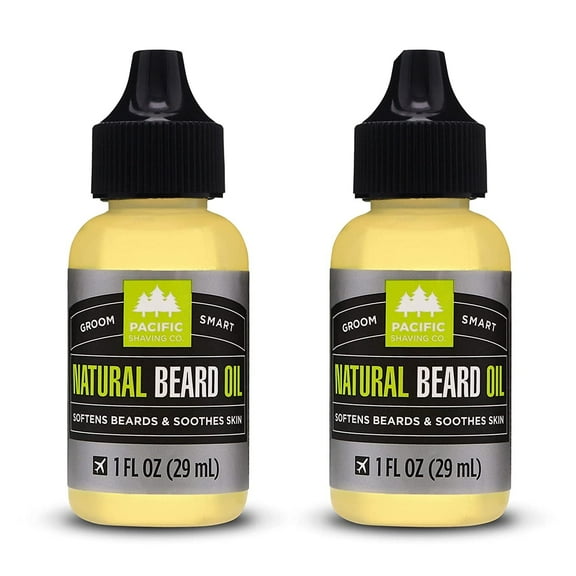 Pacific Shaving Company Natural Beard Oil for all skin types, 1-Pack, 1 oz.