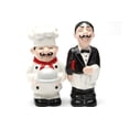 thumbnail image 1 of Pacific Trading Chef and Waiter Ceramic Salt and Pepper Shaker Set 3.4 Inch, 1 of 1