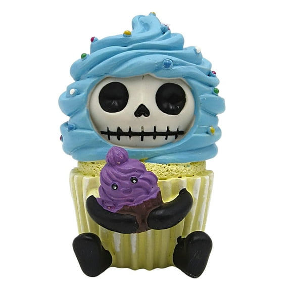Pacific Trading Furrybones Cuppie Skeleton in Cupcake Costume Figurine