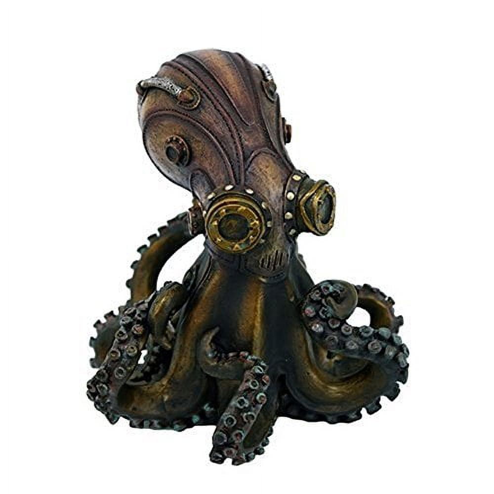 Steampunk Bronze Octopus Collectible Figurine