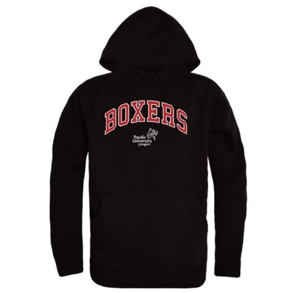 Pacific University Boxers Campus Hoodie, Black - Small