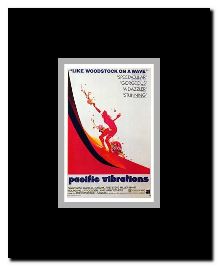 Pacific Vibrations Framed Movie Poster
