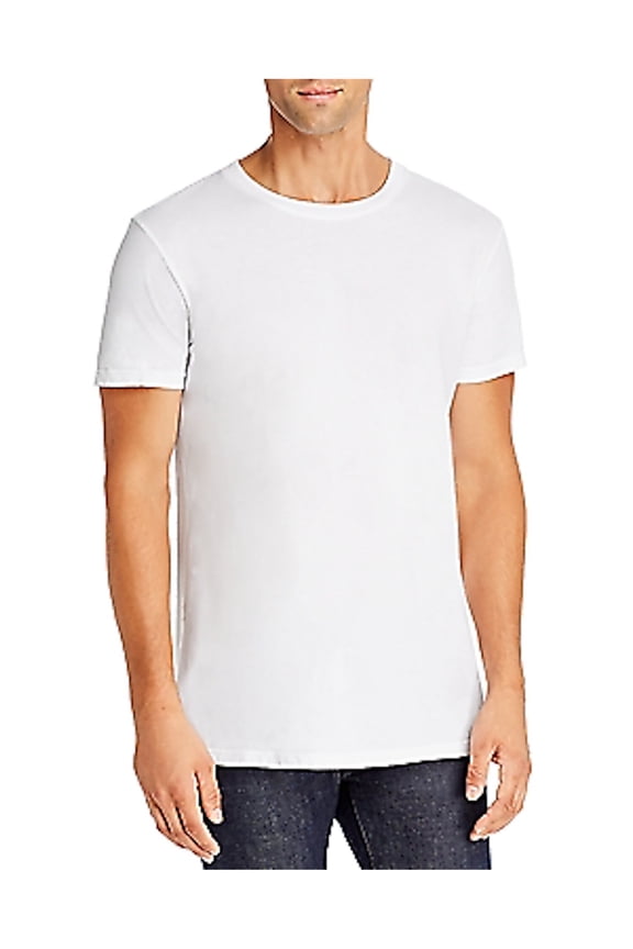 Pacific and Park Mens White Short Sleeve Classic Fit Cotton T-Shirt L