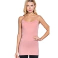 thumbnail image 1 of PacificPlex Womens Stretch Cotton Camisole Tank Top Junior & JR Plus Size (1X, Petal-Pink), 1 of 7