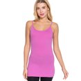 thumbnail image 1 of PacificPlex Womens Stretch Cotton Camisole Tank Top Junior & JR Plus Size (3X, Wild-Rose), 1 of 7