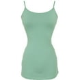 thumbnail image 1 of PacificPlex Womens Stretch Cotton Camisole Tank Top, Medium, Blue-Bird, 1 of 1