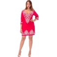 thumbnail image 1 of PacificPlex Womens Tribal Bell-Sleeve Dress, 1 of 1