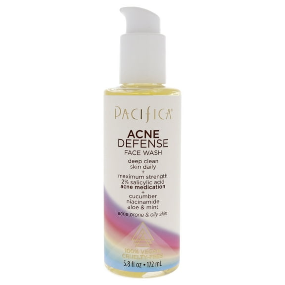 Pacifica Acne Defense Face Wash for Unisex, 5.8 oz