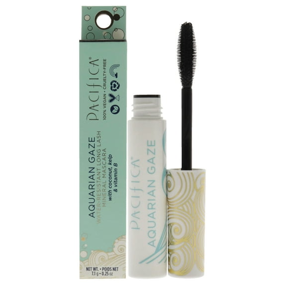 Pacifica Aquarian Gaze Water-Resistant Long Lash Mineral Mascara - Abyss 0.25 oz Mascara