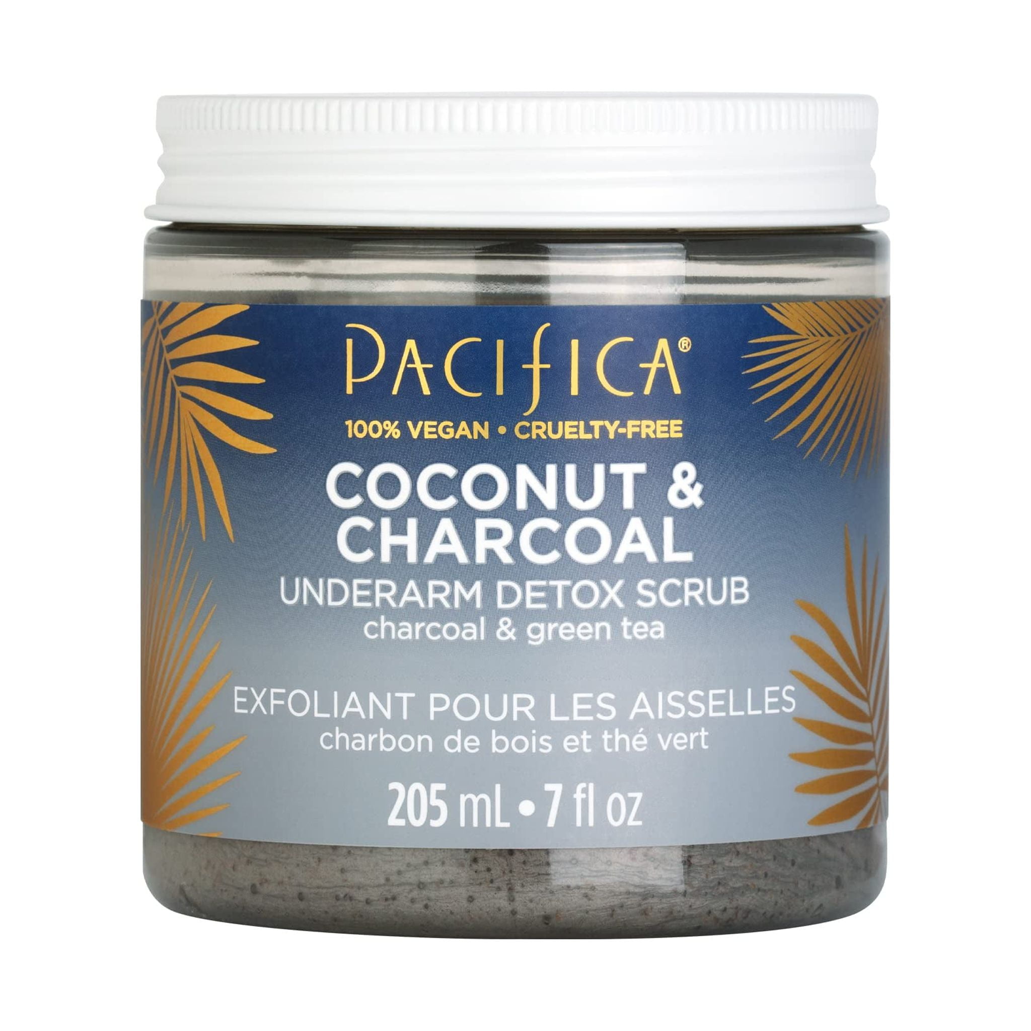 Pacifica Beauty, Coconut And Charcoal Underarm Detox Body Scrub, For