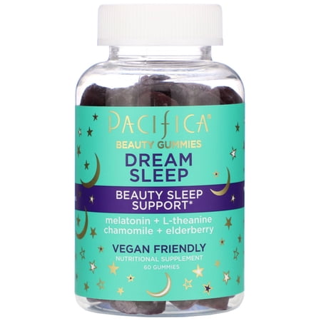 Pacifica Beauty Gummies, Dream Sleep, Beauty Sleep Support, 60 Gummies