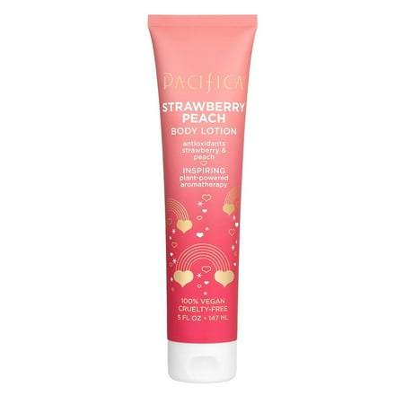 Pacifica Body Lotion - Strawberry Peach, 5 oz Body Lotion