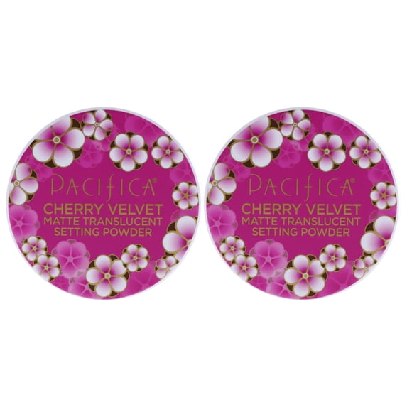 Pacifica Cherry Velvet Matte Setting Translucent Powder - Pack of 2, 0.45 oz