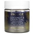 thumbnail image 1 of Pacifica, Coconut & Charcoal, Underarm Detox Scrub, 7 fl oz (205 ml) Pack of 2, 1 of 2