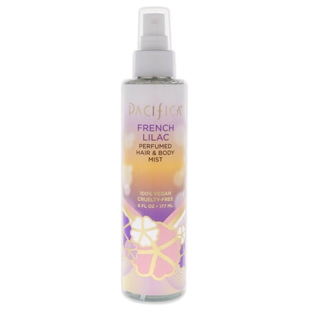 Pacifica French Lilac Perfumed Hair & Body Mist, 6 fl oz (177 ml)