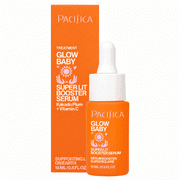 Pacifica Glow Baby Superlit Booster Serum Mini  Vitamin C & Glycolic Acid for Glowing Skin, Dark Spot Corrector, for All Skin Types, Dermatologist Tested, Vegan & Cruelty-Free, TSA Friendly, .5 fl oz