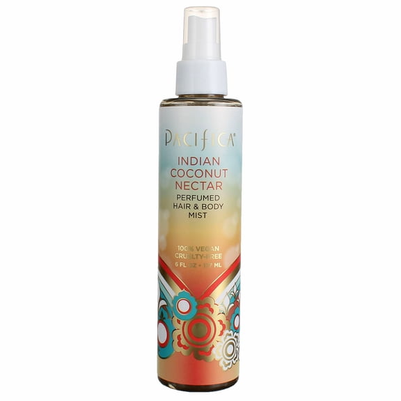Pacifica Indian Coconut Nectar Perfumed Hair & Body Mist, 6 fl oz (2 pack)