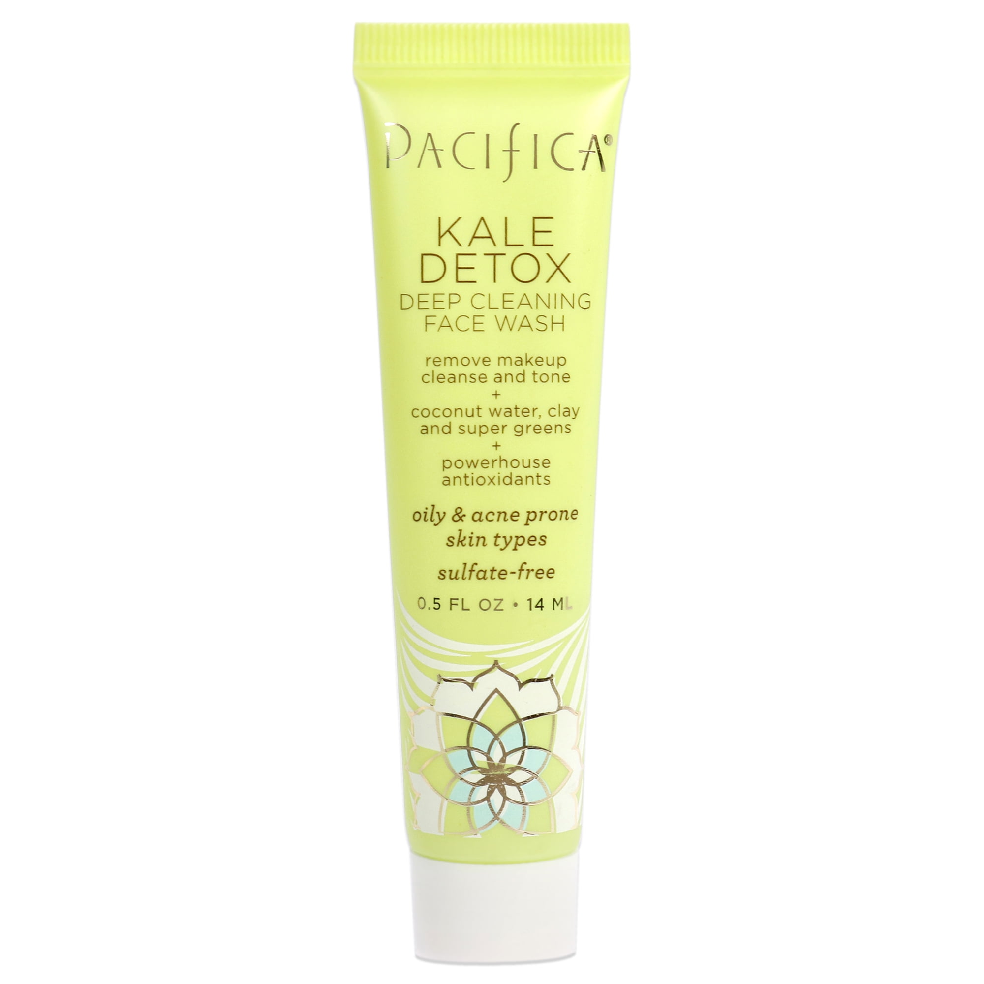 Pacifica Kale Detox Deep Cleansing Face Wash , 0.5 oz Cleanser