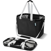 CleverMade Gear Hauler Pro 55L Collapsible Heavy-Duty Utility Tote, Midnight Black