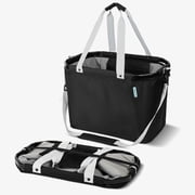 CleverMade Gear Hauler Pro 55L Collapsible Heavy-Duty Utility Tote, Midnight Black