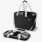 CleverMade Gear Hauler Pro Collapsible Outdoor Utility Tote, Aluminum Frame, 55L / 14 Gal, 100 lb Capacity, Midnight