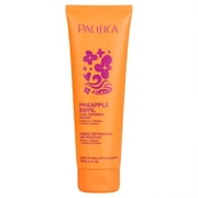 Pacifica Pineapple Swirl Curl Defining Cream   Bounce, Frizz Control & Curl Enhancer Styling Cream for Curly & Wavy Hair   Coconut Oil & Hyaluronic Acid For No-Crunch Hold   Cruelty-Free, 4 fl oz