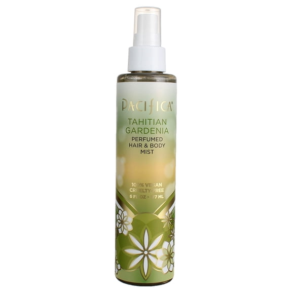 Pacifica Tahitian Gardenia Perfumed Hair & Body Mist, 6 fl oz (4 pack)