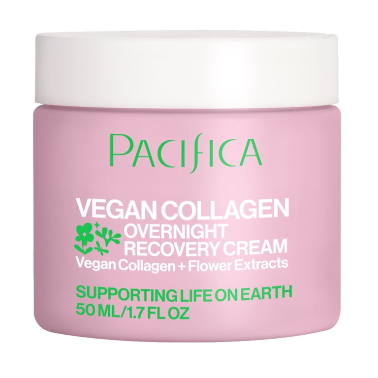 Pacifica Vegan Collagen Plumping Overnight Recovery Cream, 1.7 oz
