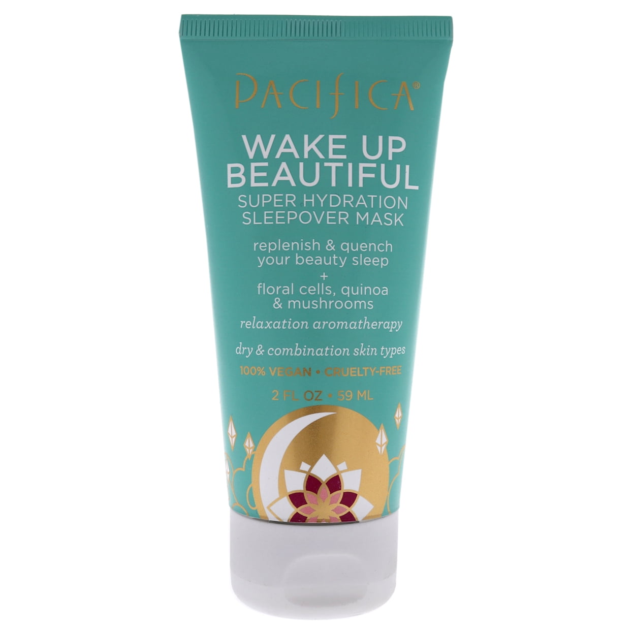 Pacifica Wake Up Beautiful, Super Hydration Sleepover Mask, 2 fl oz (59