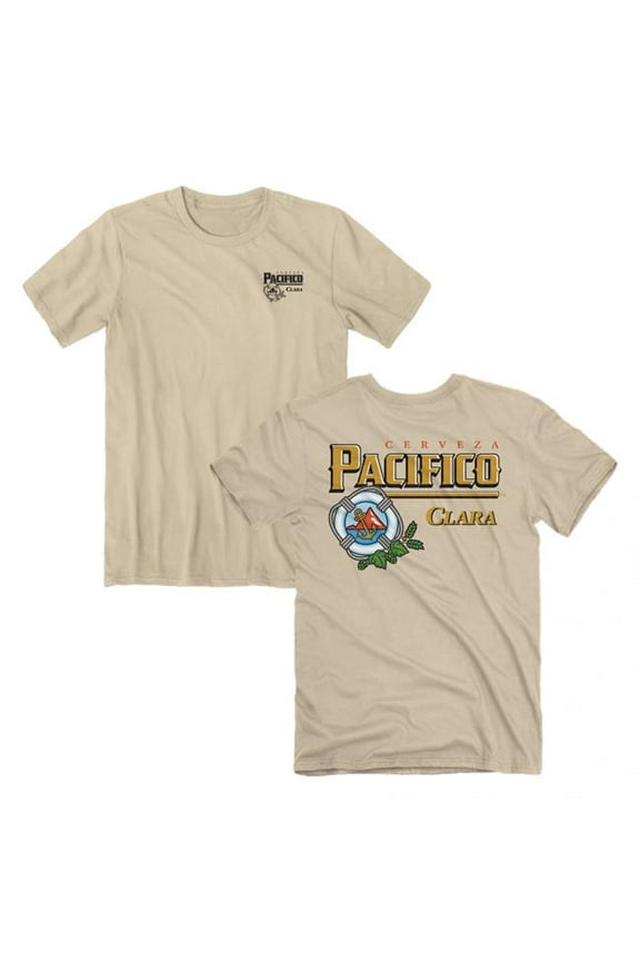 890763-xlarge Clara Anchors Up Front & Back Print T-Shirt, Tan - Extra Large