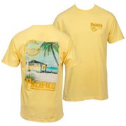 Pacifico Clara Beach Scene Front & Back Print T-Shirt, Large