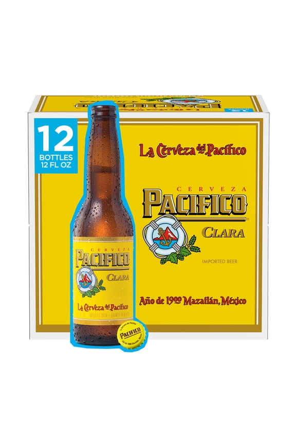 Clara Mexican Lager Import Beer, 12 pack 12 fl. oz. Bottles, 4.4% ABV