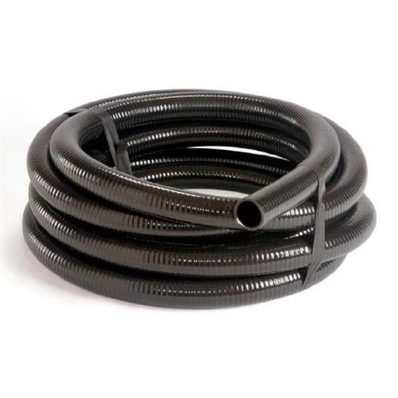 Pacifictech 2 in. x 50 ft. Schedule 40 Black Flexible PVC Hose
