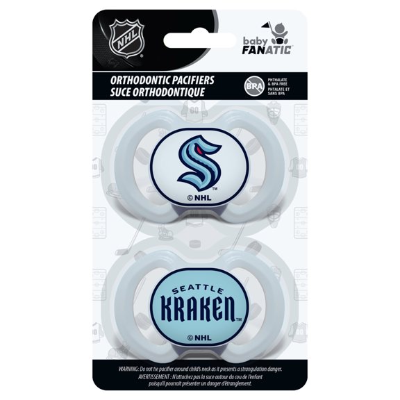 Pacifier 2-Pack - Seattle Kraken Pacifier 2-Pack