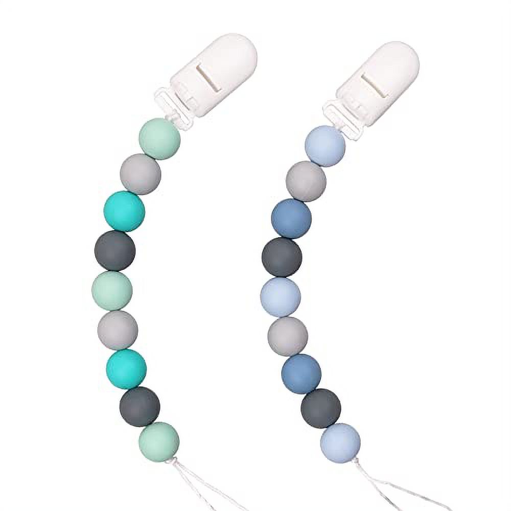 Pacifier Clips for Baby, TYRY.HU Soothie Paci Clip Girls Binky Holder