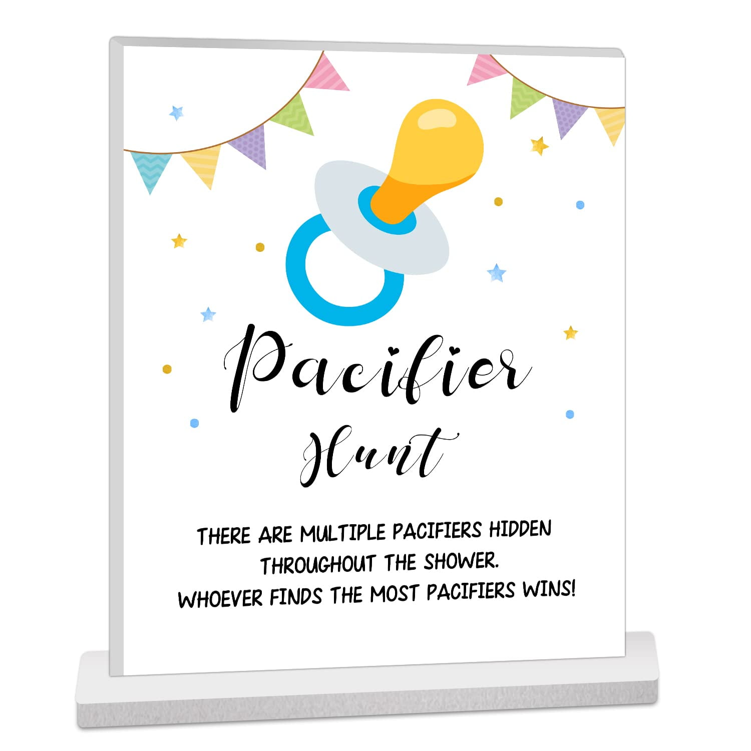 Pacifier Hunt Game Baby Shower Game,Baby Shower Decoration, Party