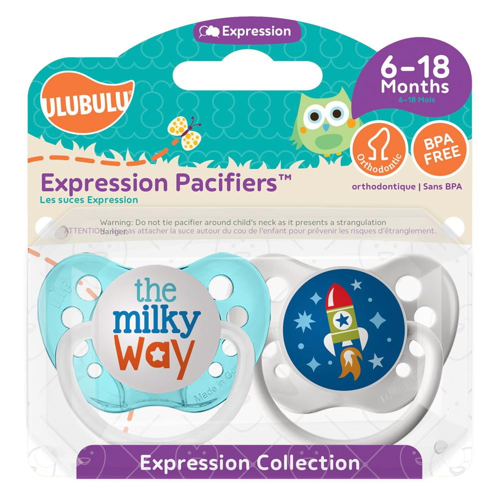 Pacifiers Ulubulu The Milky Way & Rocket Space Collection (06M)