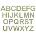 thumbnail image 1 of Pack of 1, 10 Inch x 1/4 Inch H Round Font Wood Letters for Wood Craft Project, Children or Adult Art Work, Home and Holiday Décor and DIY Fun, Made in USA, 1 of 2