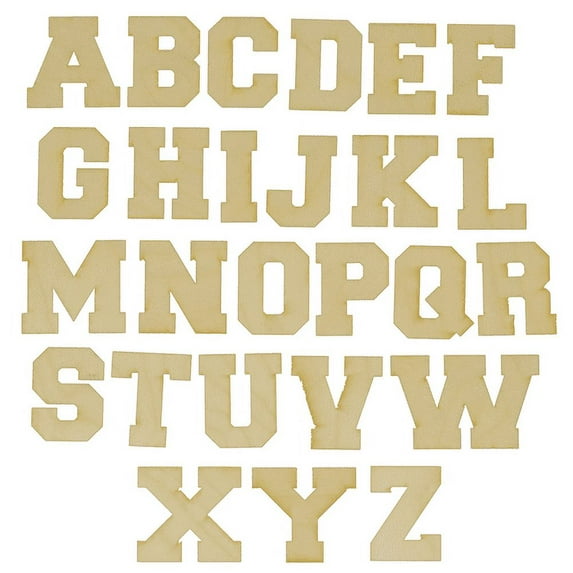 Pack of 1, 2 Inch x 1/4" Baltic Birch Plywood Y Collegiate Font Wood Letters for Wood Craft Project, Children or Adult Art Work, Home Décor and DIY Fun, Made in USA