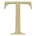 thumbnail image 1 of Pack of 1, 2 Inch x 1/4" Baltic Birch Tau Greek Letter for Wood Craft Project, Children or Adult Art Work, Home and Holiday Décor and DIY Fun, Made in USA, 1 of 2