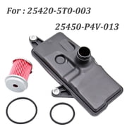 Pack 1 25420-5T0-003 Transmission Filter Oil Pan Kit for Honda Civic 1.5L 2L