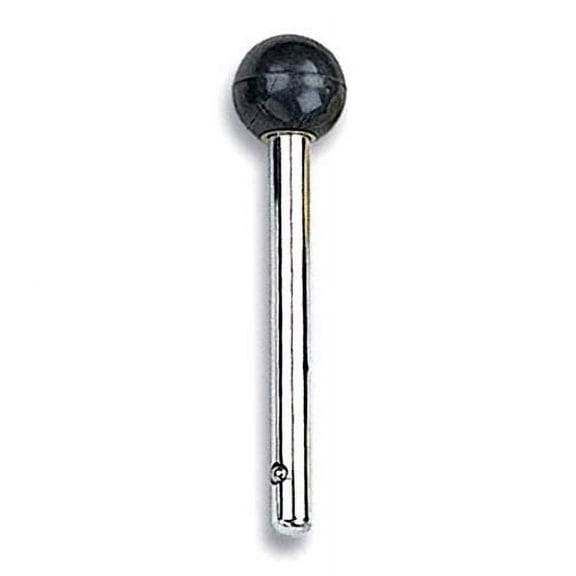 (Pack of 1) 3-1/4" Locking Pin Tensile (1/2" Diameter) with Round Deluxe Black Knob- Universal Weight Stack Replacement SELECTOR Key | Detent Hitch Locking PINS